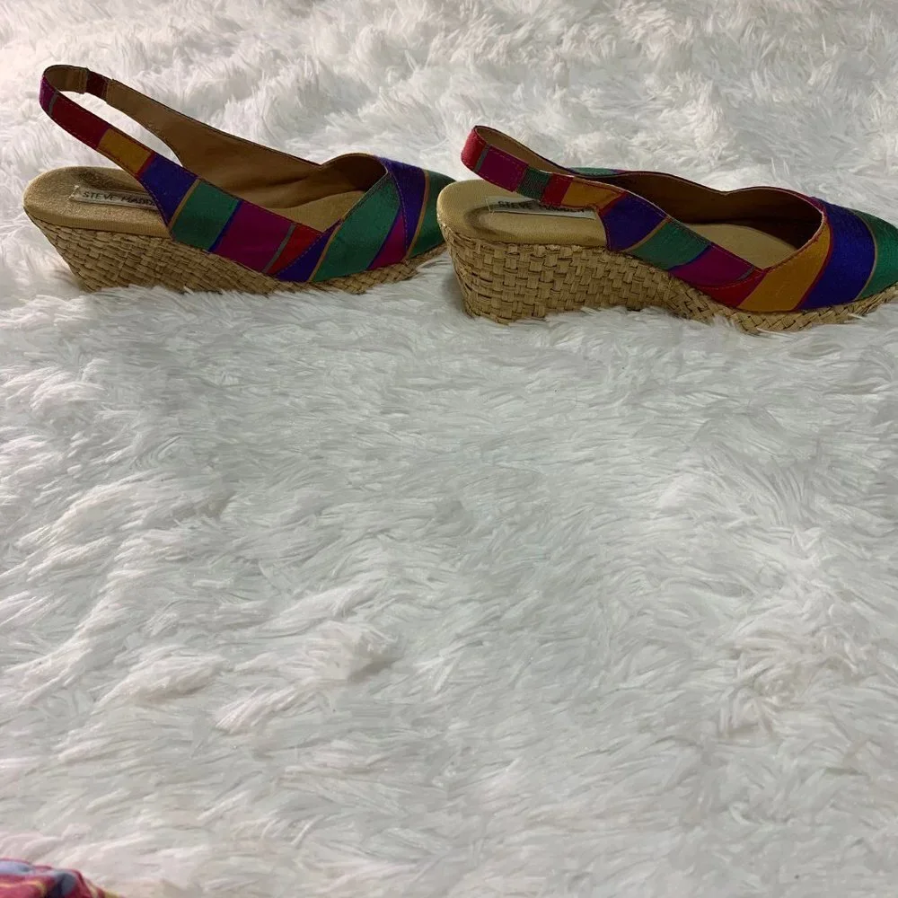 Steve Madden P-Katy Multicolor Espadrilles 8M